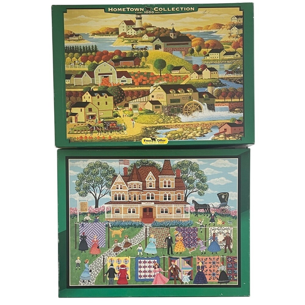 Hometown‎ Collection 1000 Piece Puzzle & Quilt Contest 550 Piece Puzzle